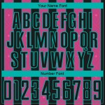 Uniform Jersey Pinstripe Line Sports Pink-Aqua Black Soccer Custom Sublimation