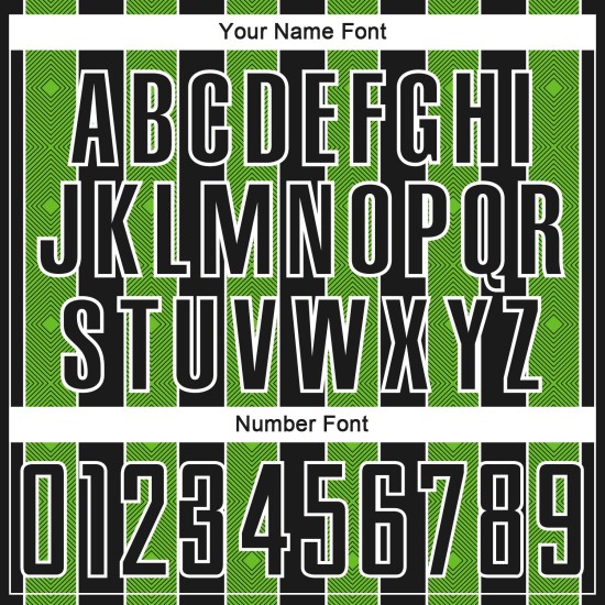 Jersey Custom Line Sublimation Green-White Black Pinstripe Uniform Sports Aurora Soccer