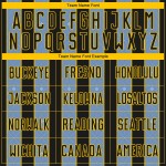 Uniform Black Custom Light Line Jersey Blue-Yellow Sports Sublimation Pinstripe Soccer