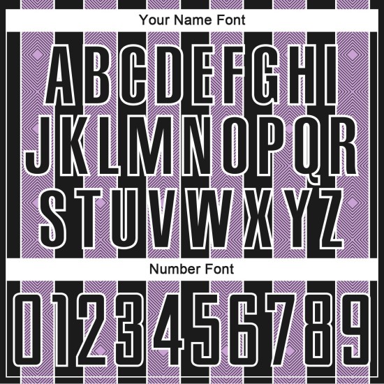Line Pinstripe Jersey Purple-White Light Black Sports Soccer Sublimation Uniform Custom