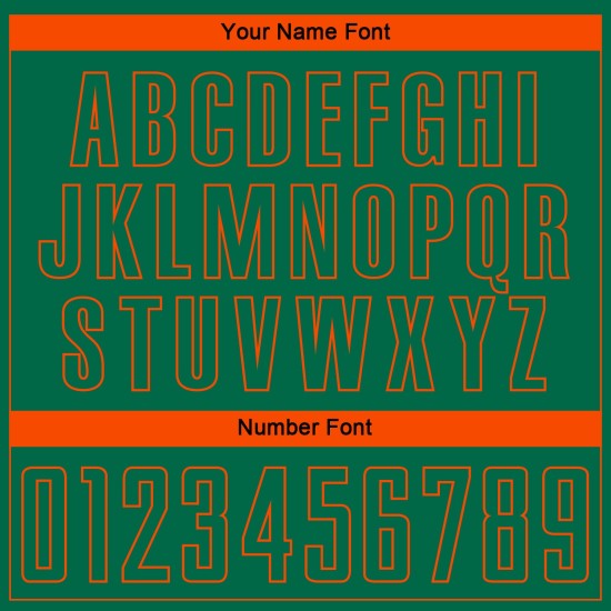 Uniform Pinstripe Orange Green Custom Soccer Jersey Kelly Sublimation Fade Fashion