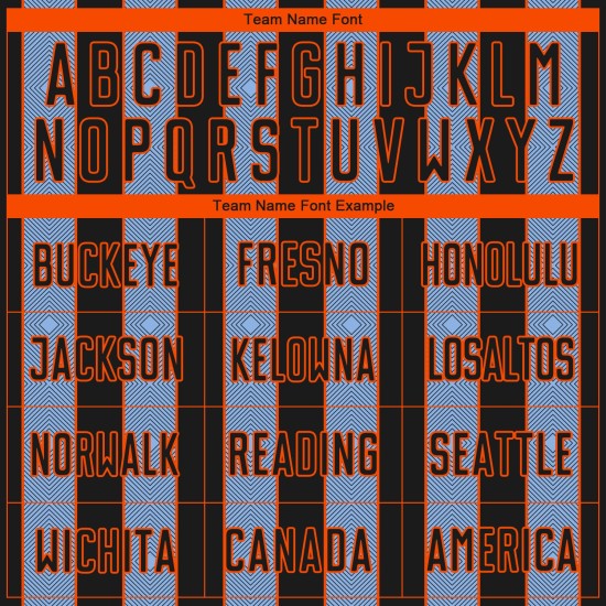 Sports Custom Sublimation Jersey Line Light Black Blue-Orange Uniform Soccer Pinstripe