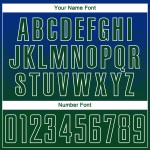 Uniform Jersey Sublimation Custom Green-White Royal Soccer