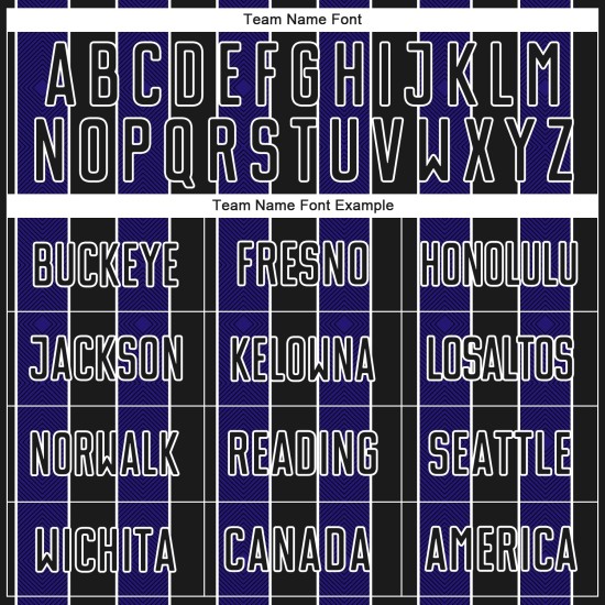 Pinstripe Purple-White Soccer Sports Uniform Black Line Jersey Dark Custom Sublimation