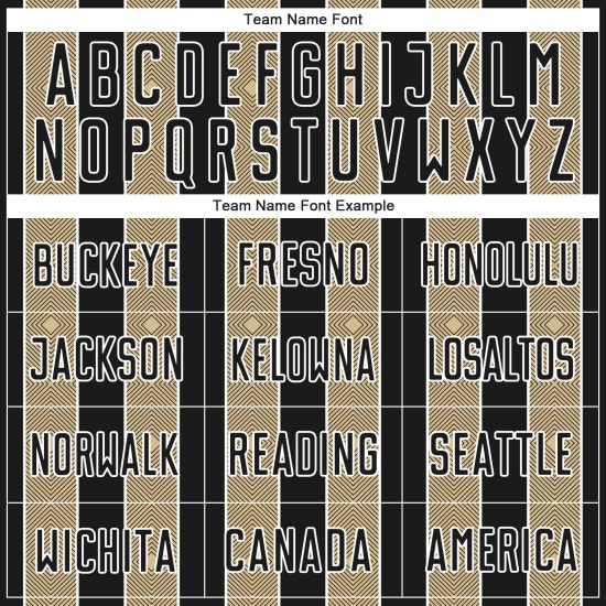 Sports Custom Pinstripe Uniform Gold-White Jersey Soccer Vegas Sublimation Line Black