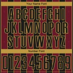 Crimson-Old Jersey Line Uniform Sports Black Custom Soccer Gold Sublimation Pinstripe