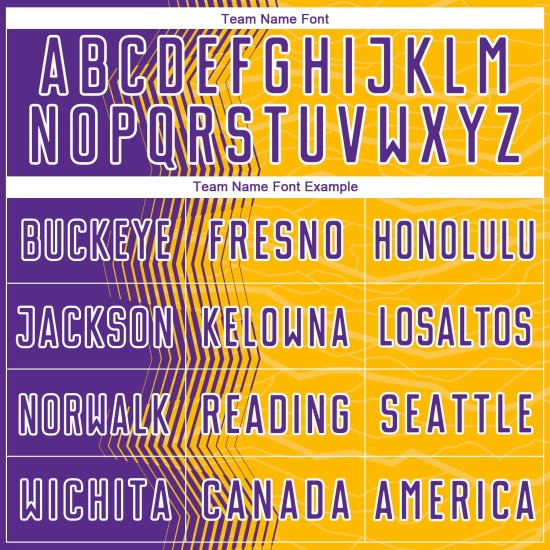 Custom Soccer Jersey Uniform Purple-White Gold Arrow Gradient Sublimation