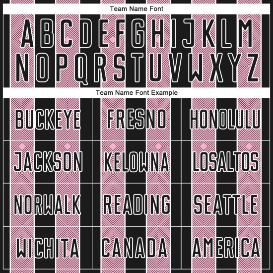 Line Sublimation Black Jersey Light Uniform Custom Pinstripe Pink-White Soccer Sports