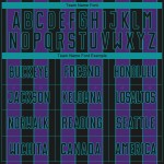 Sports Uniform Jersey Black Custom Soccer Pinstripe Line Sublimation Purple-Teal Sports Uniform Jersey Black Custom Soccer Pinstripe Line Sublimation Purple-Teal