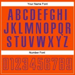 Jersey Orange-Purple Soccer Custom White Split Uniform Sublimation Fashion