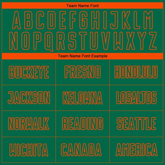 Uniform Pinstripe Orange Green Custom Soccer Jersey Kelly Sublimation Fade Fashion