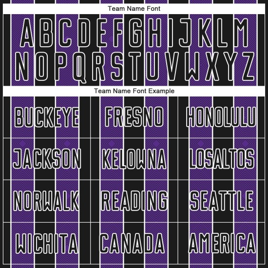 Jersey Uniform Sports Sublimation Pinstripe Line Soccer Custom Black Purple-White