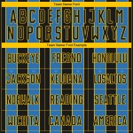 Powder Soccer Sports Line Sublimation Blue-Yellow Custom Pinstripe Uniform Black Jersey