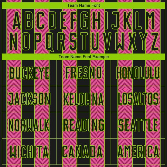 Line Uniform Jersey Black Soccer Custom Pink-Neon Pinstripe Sports Green Sublimation