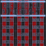 Black Sublimation Jersey Soccer Pinstripe Uniform Line Sports Red-Light Custom Blue