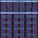 Sublimation Sports Jersey Soccer Uniform Pinstripe Blue Line Purple-Light Custom Black Sublimation Sports Jersey Soccer Uniform Pinstripe Blue Line Purple-Light Custom Black