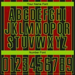 Jersey Red-Neon Pinstripe Soccer Green Sports Sublimation Line Custom Black Uniform